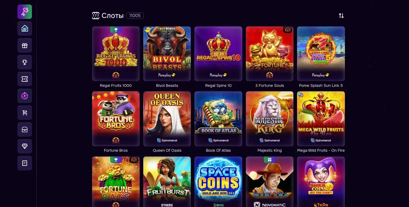 Бонусы и акции Spinto casino
